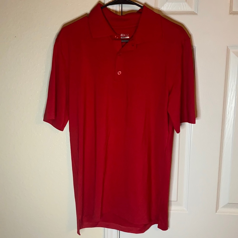 Men’s Red Golf Polo